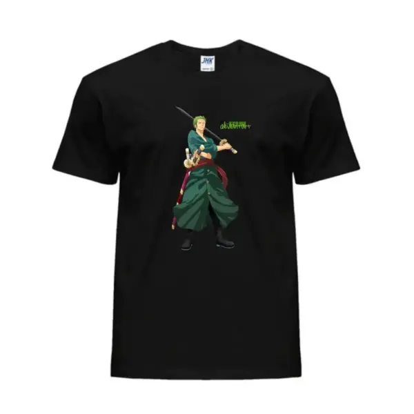 Ανδρικό T-shirt με στάμπα  Roronoa Zoro Anime! - Image 2