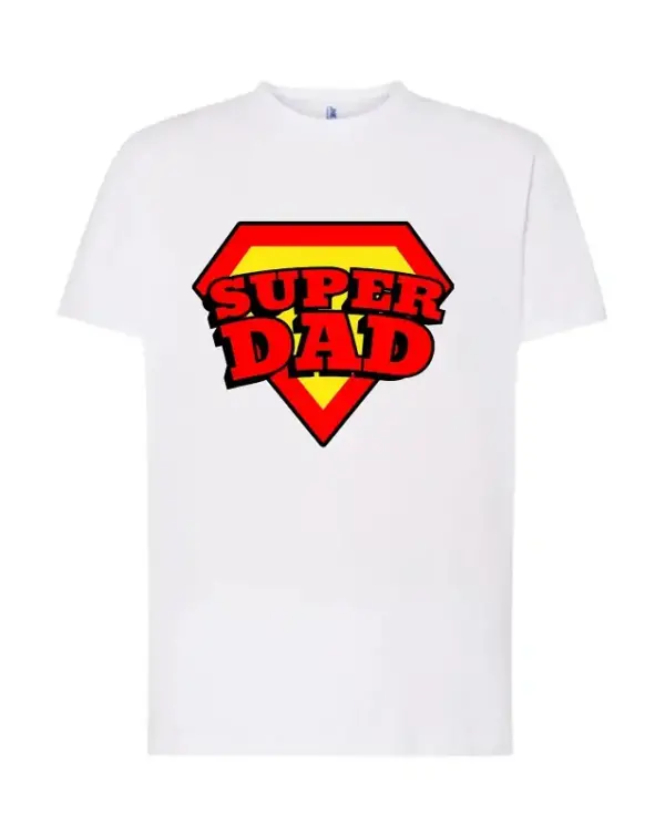 Ανδρικό T-shirt με στάμπα Super dad!