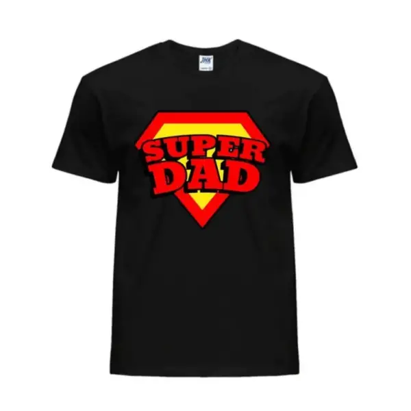 Ανδρικό T-shirt με στάμπα Super dad! - Image 2